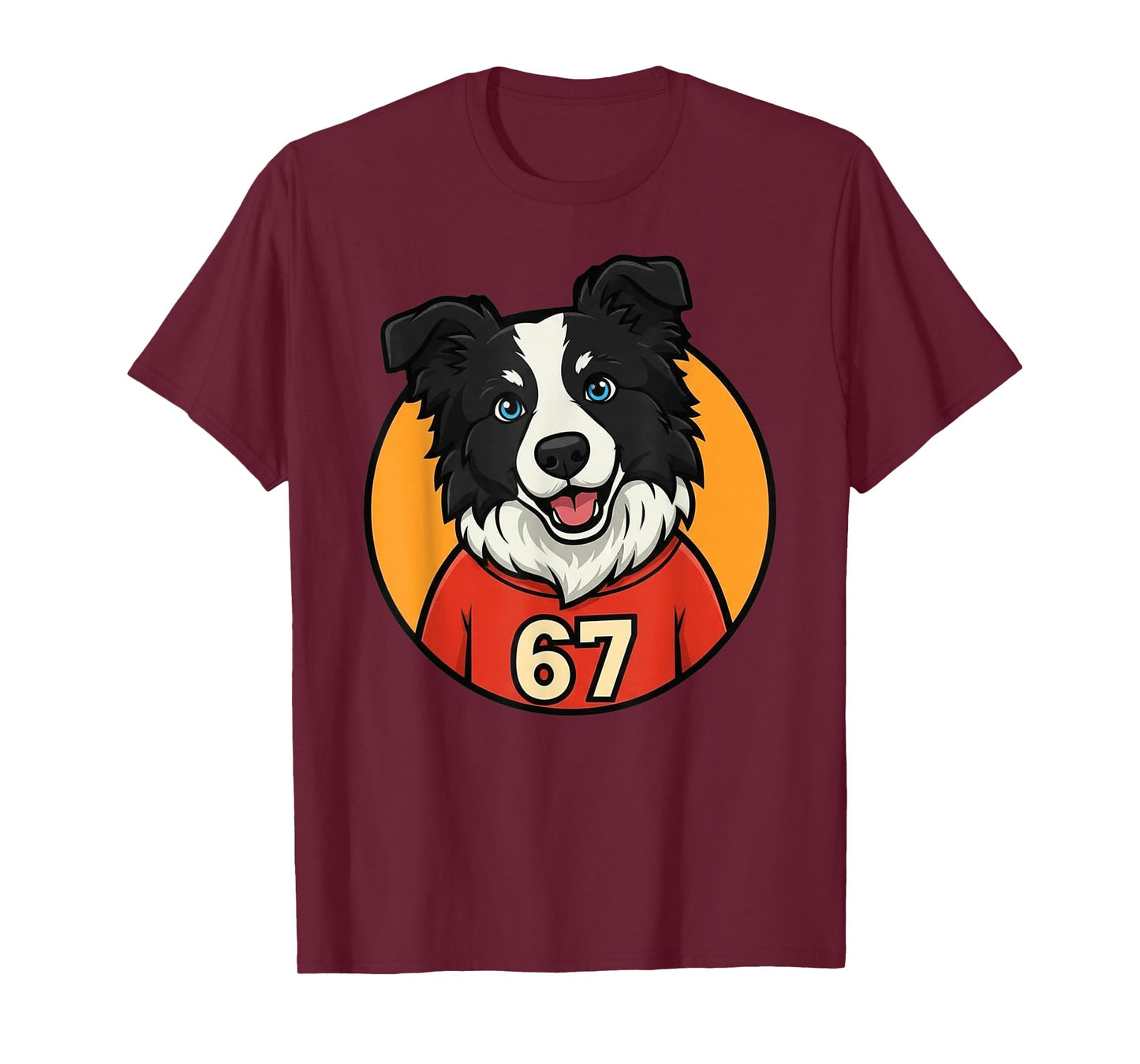 67 Border Collie Funny Trend T-Shirt