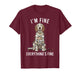 English Setter Christmas I'm Fine Everything is Fine T-Shirt