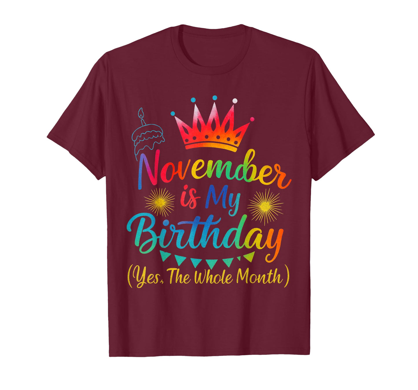 November is My Birthday Funny Quote Celebration T-Shirt