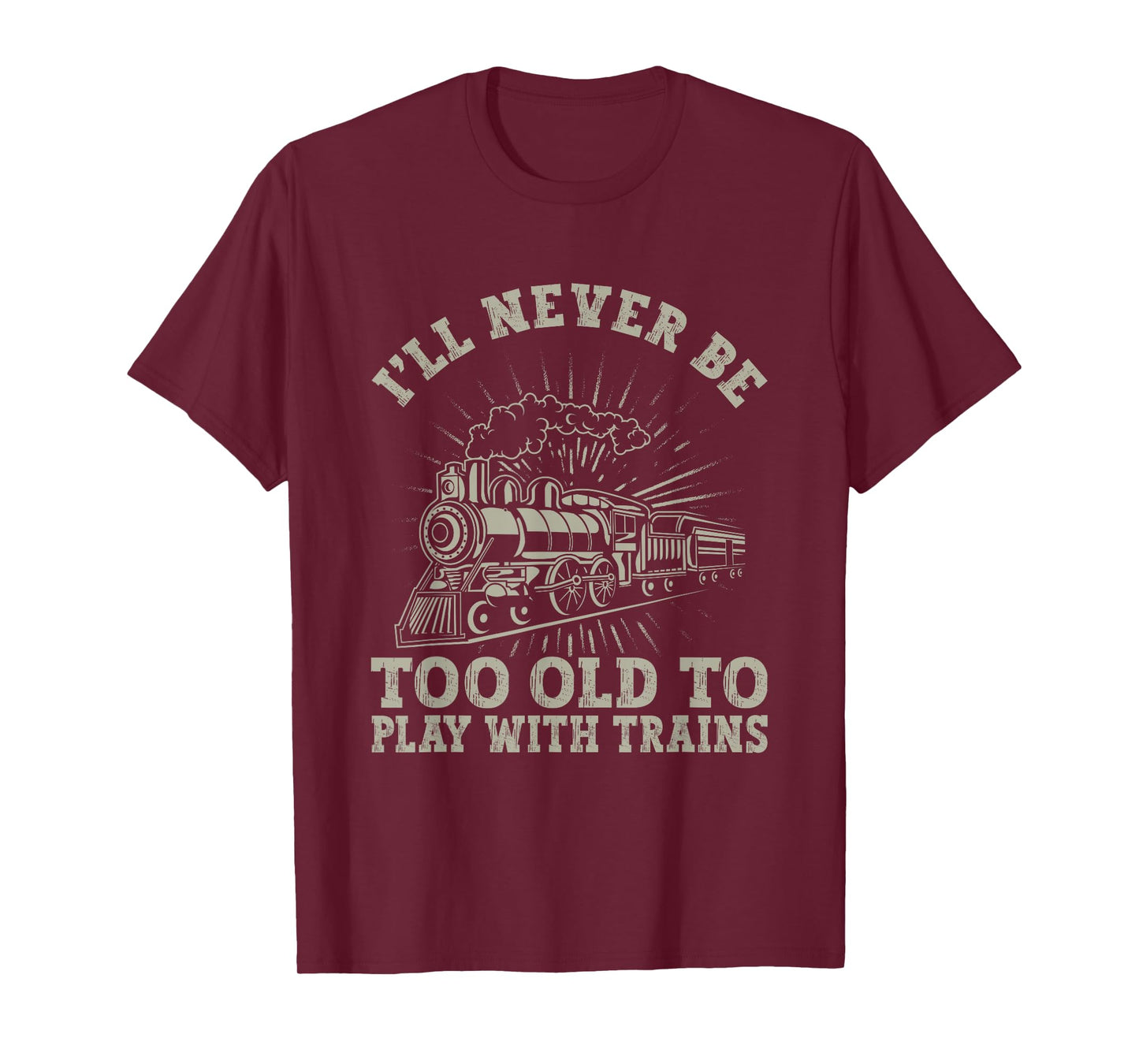 Train Locomotive Trainspotter Conductor Railroad Engineer T-Shirt