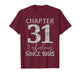 Chapter 31 Fabulous Since 1995 Happy 31st Birthday Girl Lady T-Shirt