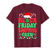 Black Christmas Friday Shopping Crew Family Matching Xmas T-Shirt