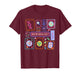 Stamp Microbiology Biology Lab Technologist Science Teacher T-Shirt