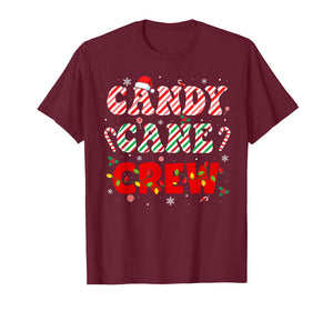 Candy Cane Crew Funny Christmas Holiday Family Men Women Kid T-Shirt