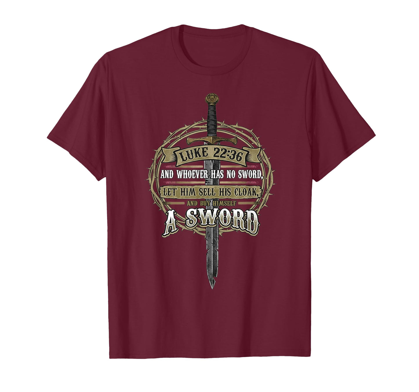 Luke 22:36 Bible Christian Second Amendment T-Shirt