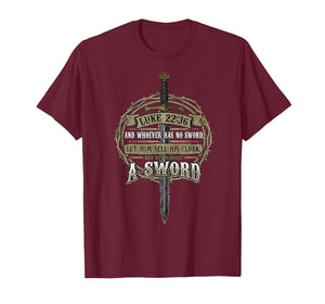 Luke 22:36 Bible Christian Second Amendment T-Shirt