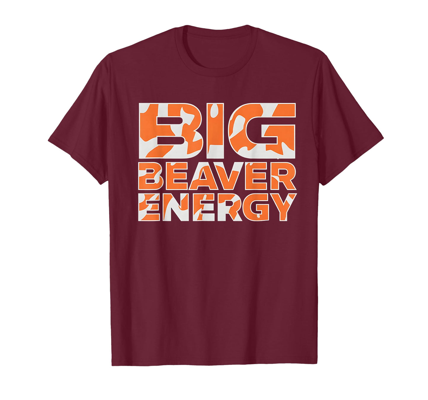 Big Beaver Energy Camo Orange T-Shirt