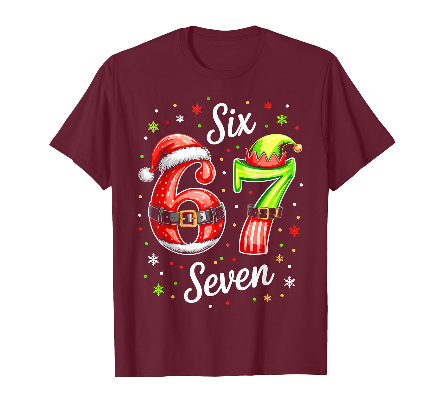 67 Meme Six Seven 6 7 Kids Women Men Boys Girls Christmas T-Shirt