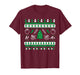 Teacher Ugly Christmas Sweater Instructor Elementary School T-Shirt