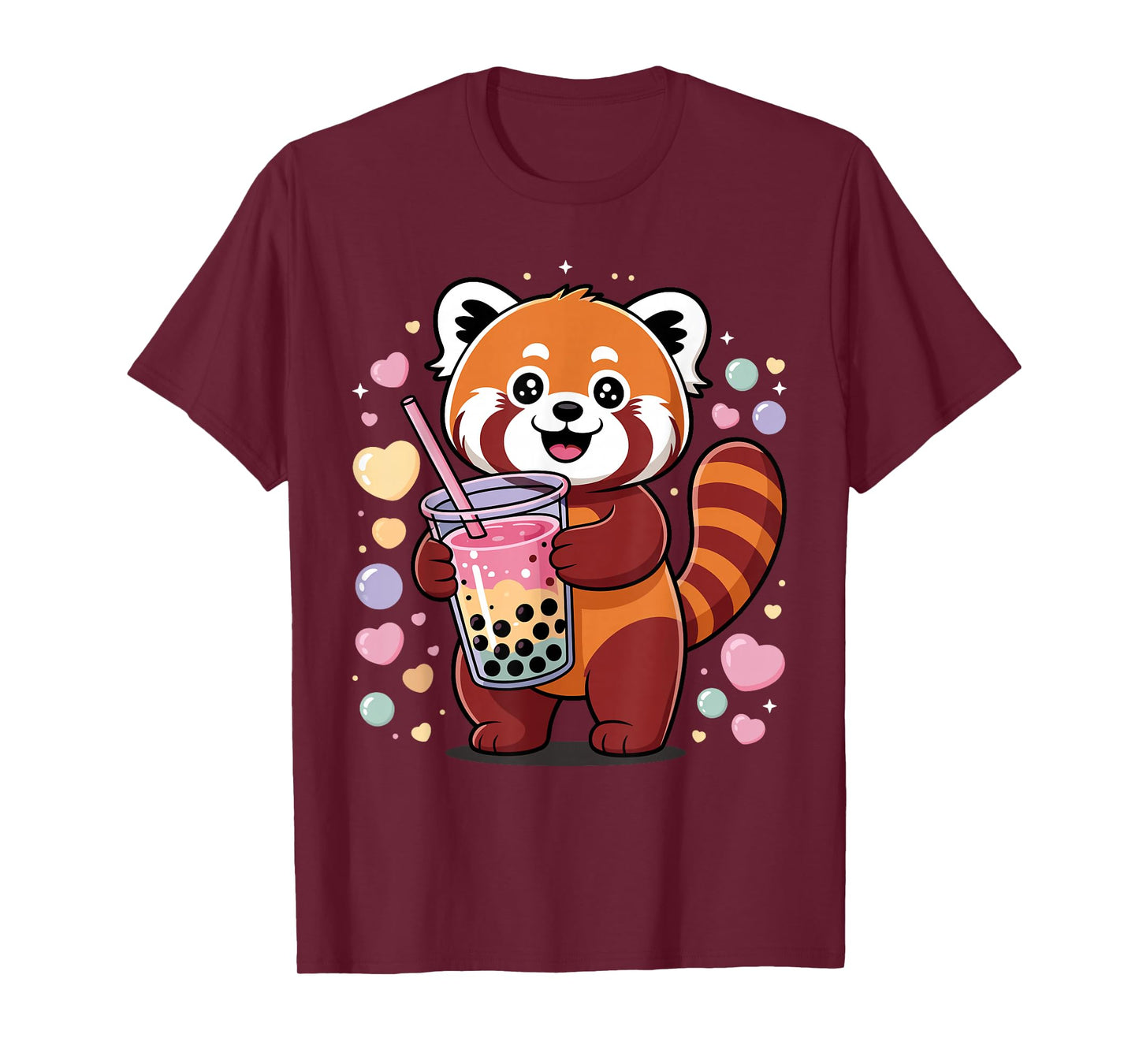 Cute Red Panda Design for Men Women Animal Red Panda Lover T-Shirt