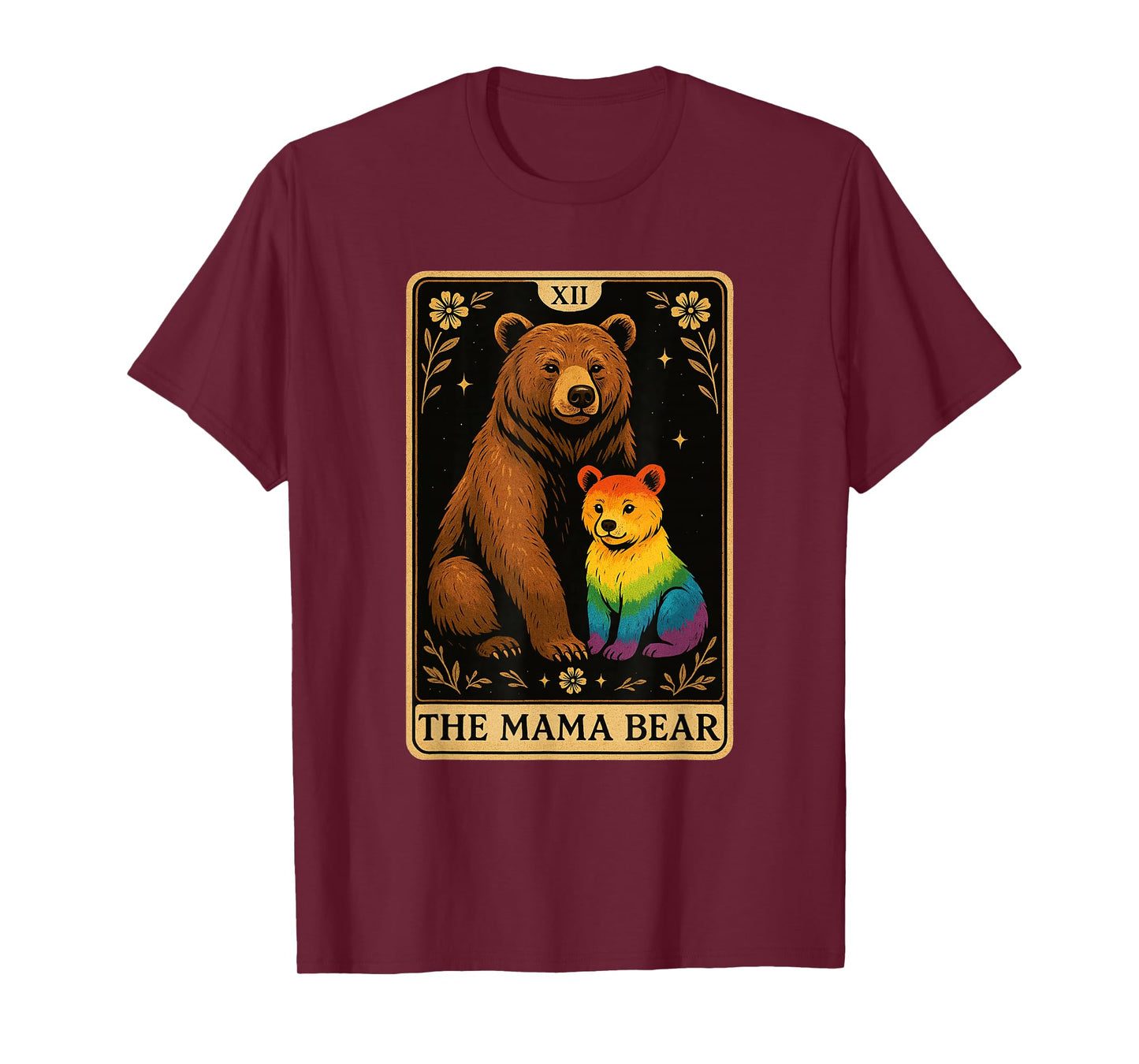 Mama Bear Pride Shirt Gay Pride Mom LGBT Momma Bear T-Shirt