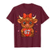 67 Meme Six Seven Cute Valentine Highland Cow Coquette Women T-Shirt