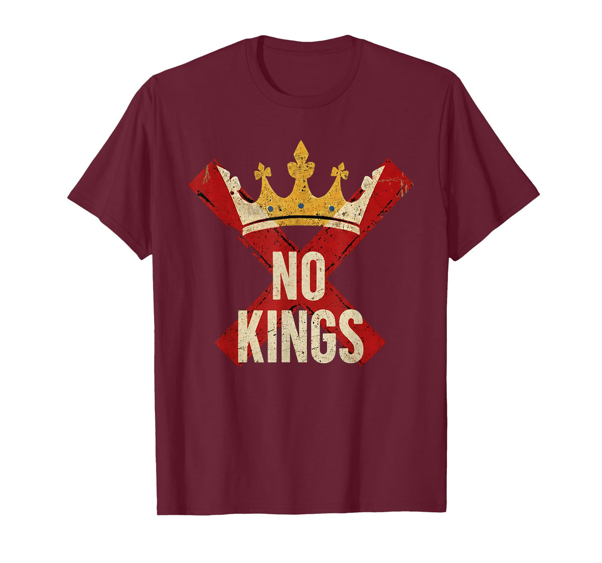 No Kings Shirt Protest Resist tee Politic Against Fascism T-Shirt
