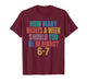 How Many Nights A Week Should You Be Reading 67 Meme Teacher T-Shirt