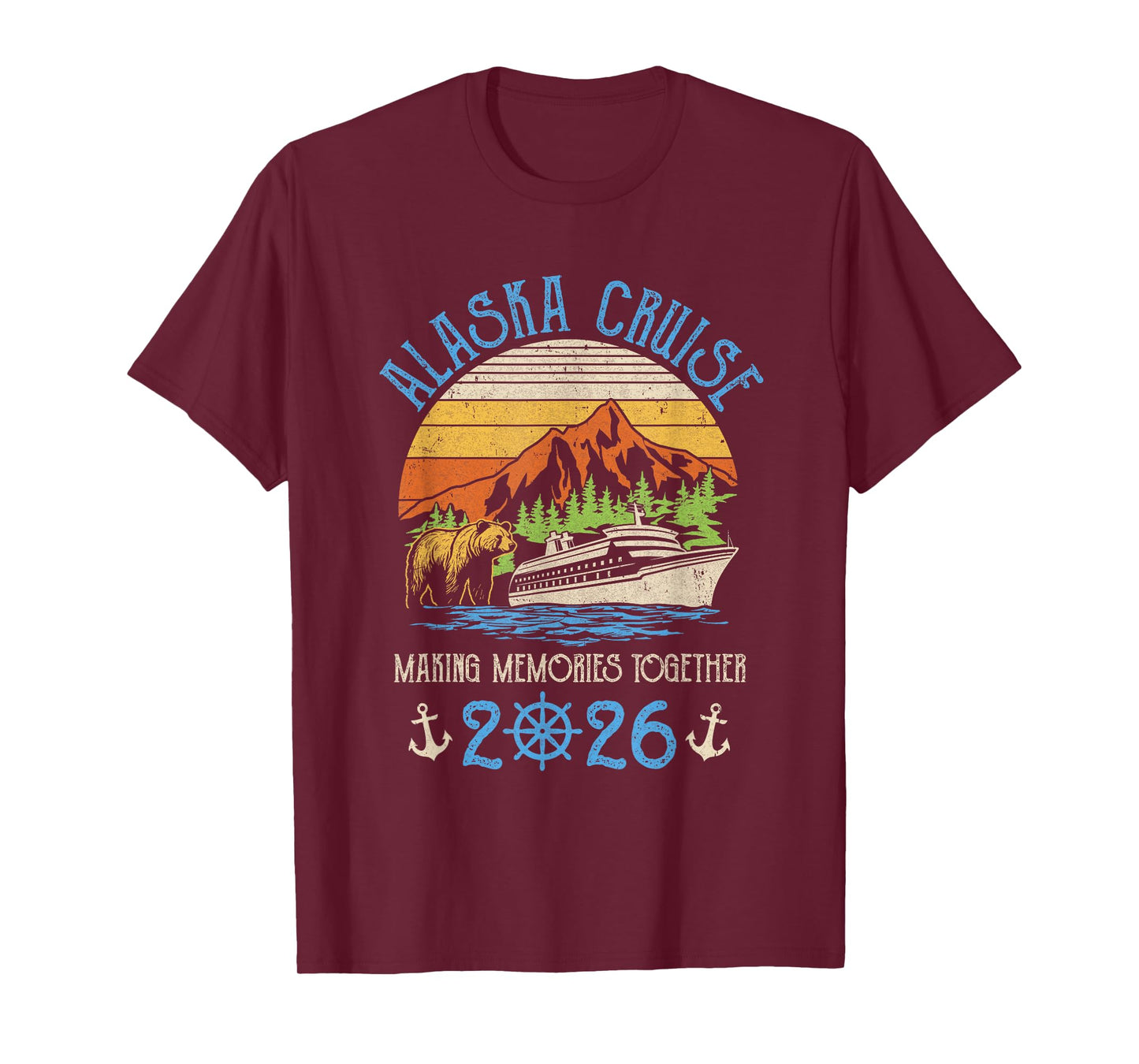 Alaska Cruise 2026 Matching Family Friends Group Alaskan T-Shirt