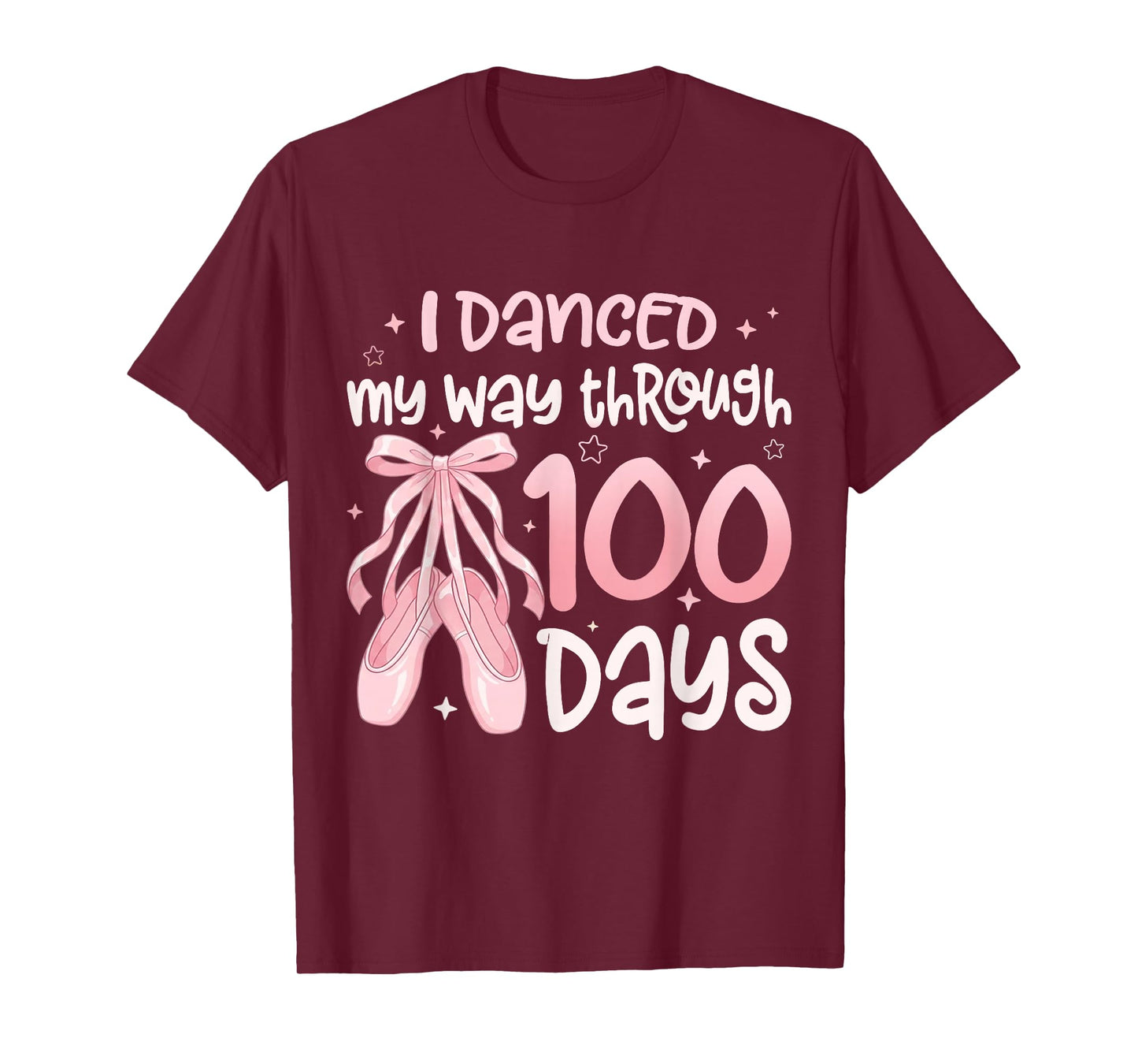 I Danced My Way Through 100 Days of School Dancer Student T-Shirt