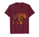 Geometric Leopard Jaguar Predator Polygon Abstract Art T-Shirt