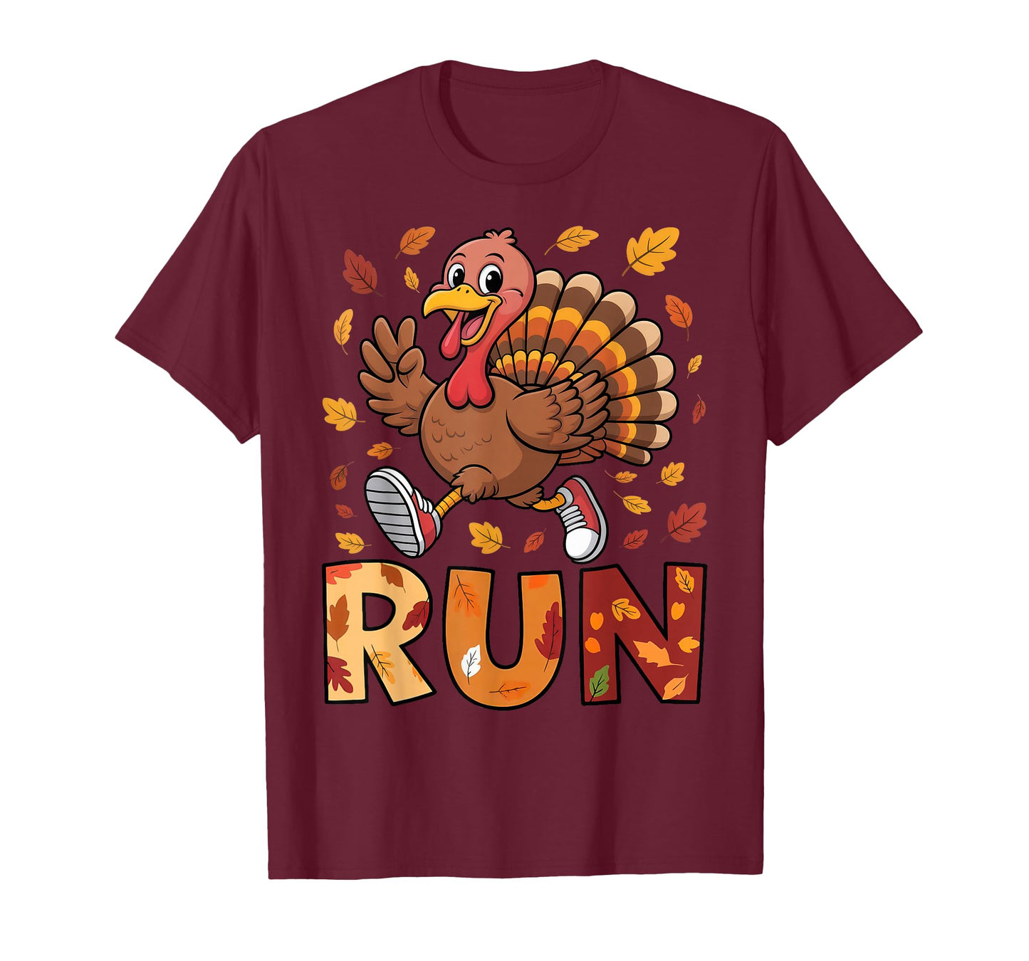 Turkey Run Costume Thanksgiving Running Turkey Trot T-Shirt