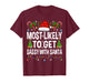 Most Likely to Get Sassy with Santa Xmas Matching Christmas T-Shirt
