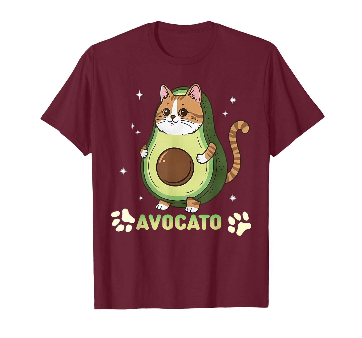 Avocato Funny Tabby Cat Avocado Vegan and Cat Owner Kitten T-Shirt