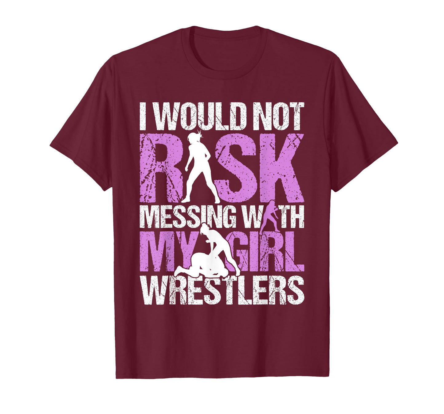Wrestling Coach Wrestler Dont Mess Girls Wrestling Coach T-Shirt