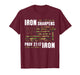 Iron Sharpens Iron Bible Camo Us Flag Christian Gym Workout T-Shirt
