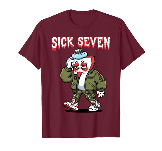 Sick Seven 67 Meme Funny Gen Alpha Slang Brainrot T-Shirt