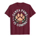 Santa Paws is Coming Funny Dog Christmas Men Women Kids T-Shirt