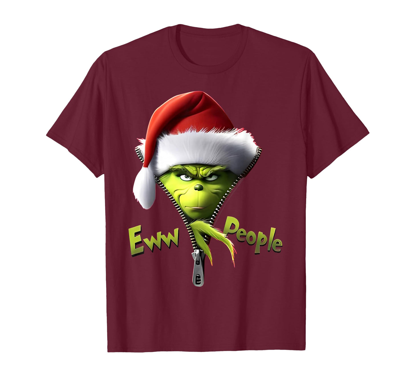 Eww, People Santa Hat Funny Christmas Mens Womens Kids T-Shirt