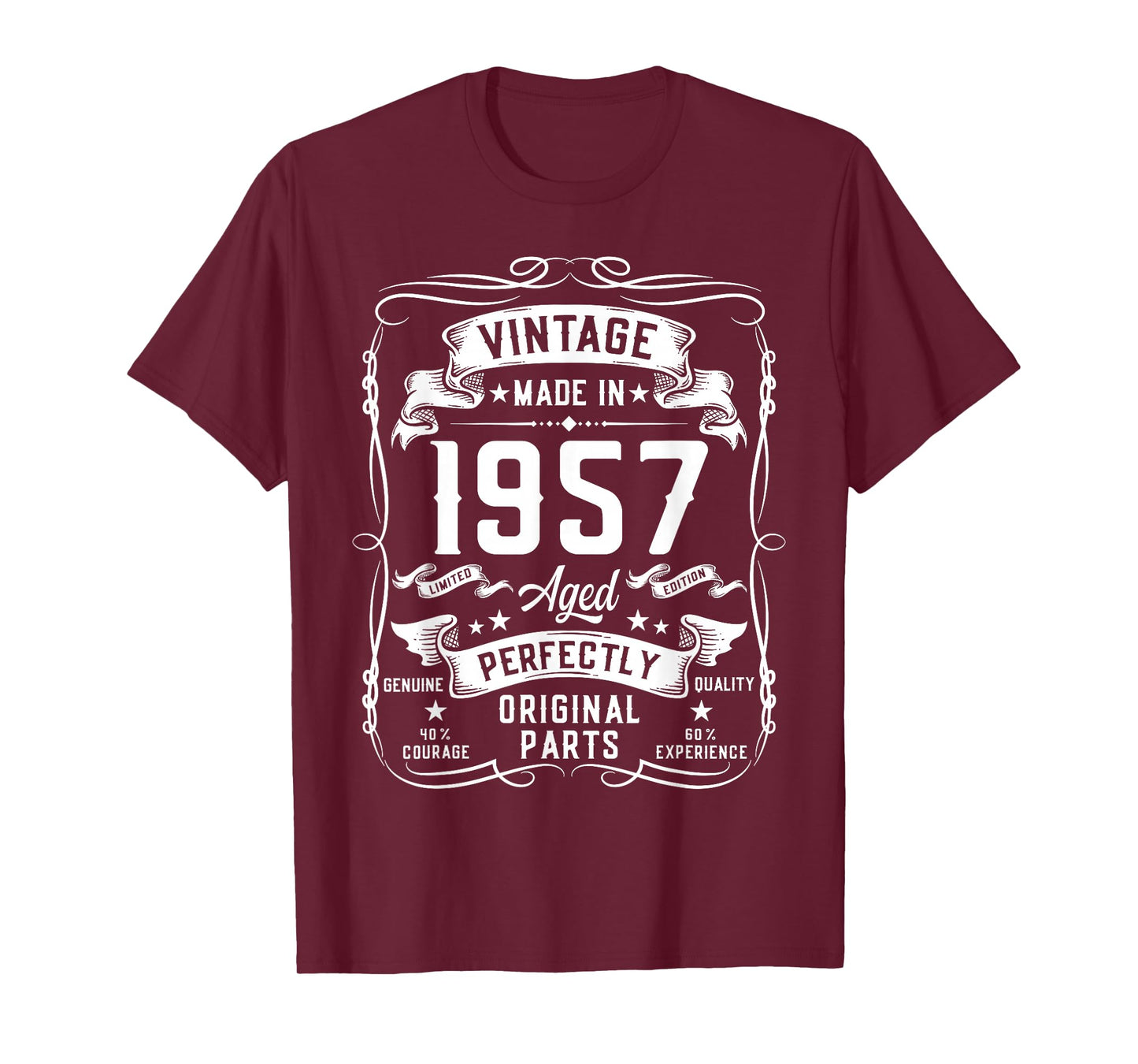 Vintage 1957 69yr 69th Birthday Gifts for Men 69 Years Old T-Shirt