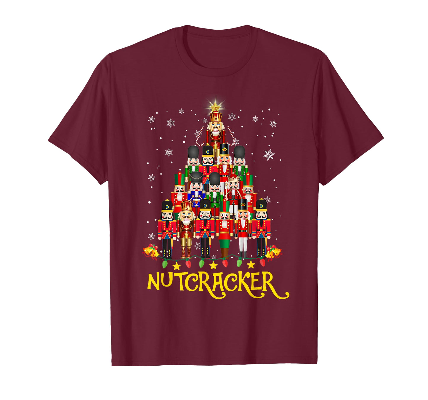 Funny Nutcracker Christmas Tree for Men Women Kids T-Shirt