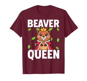 Beaver Queen Girls Lover | Womens T-Shirt