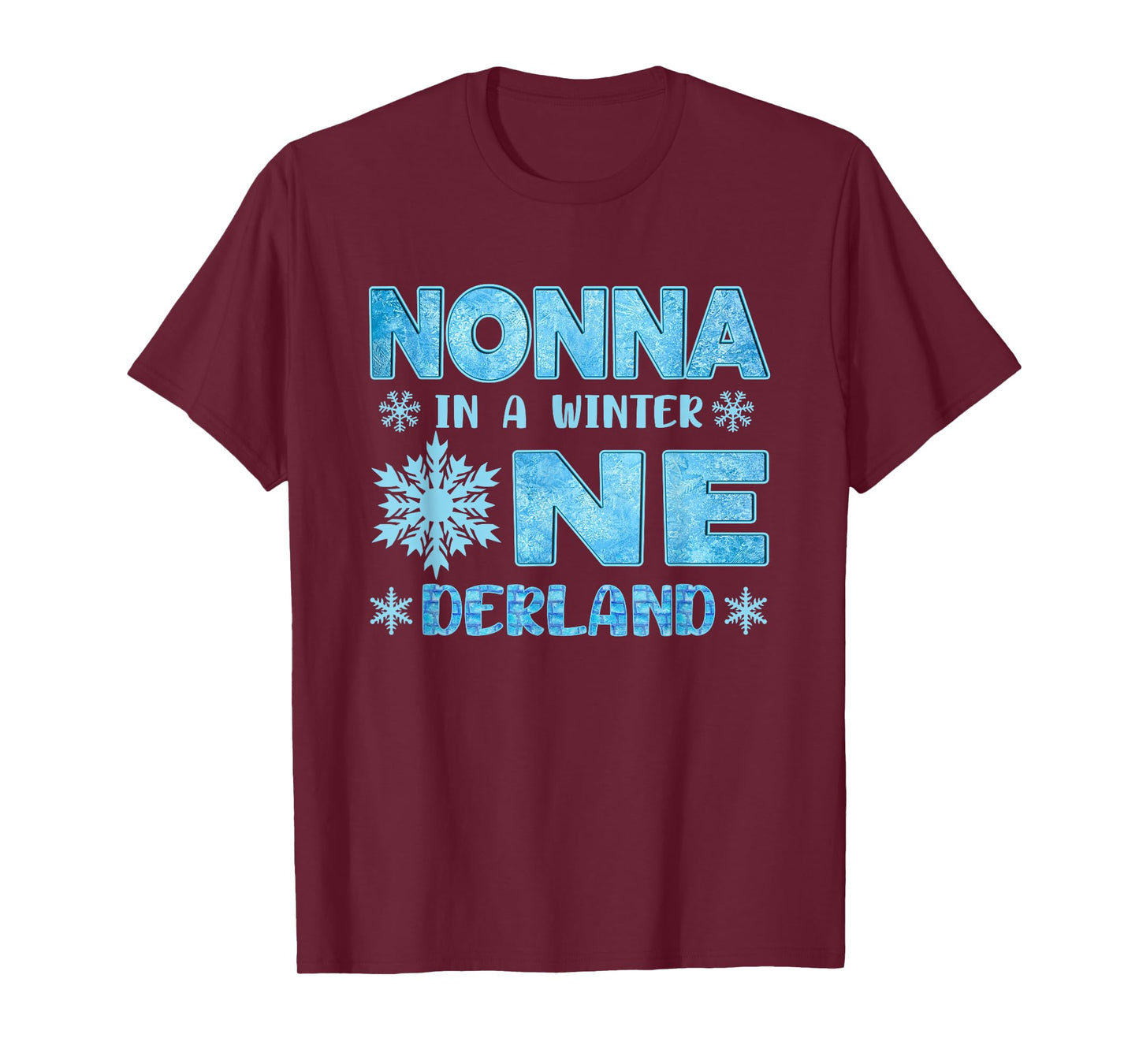 Nonna in A Winter Onederland Bday Girl Sweet Snowflake T-Shirt