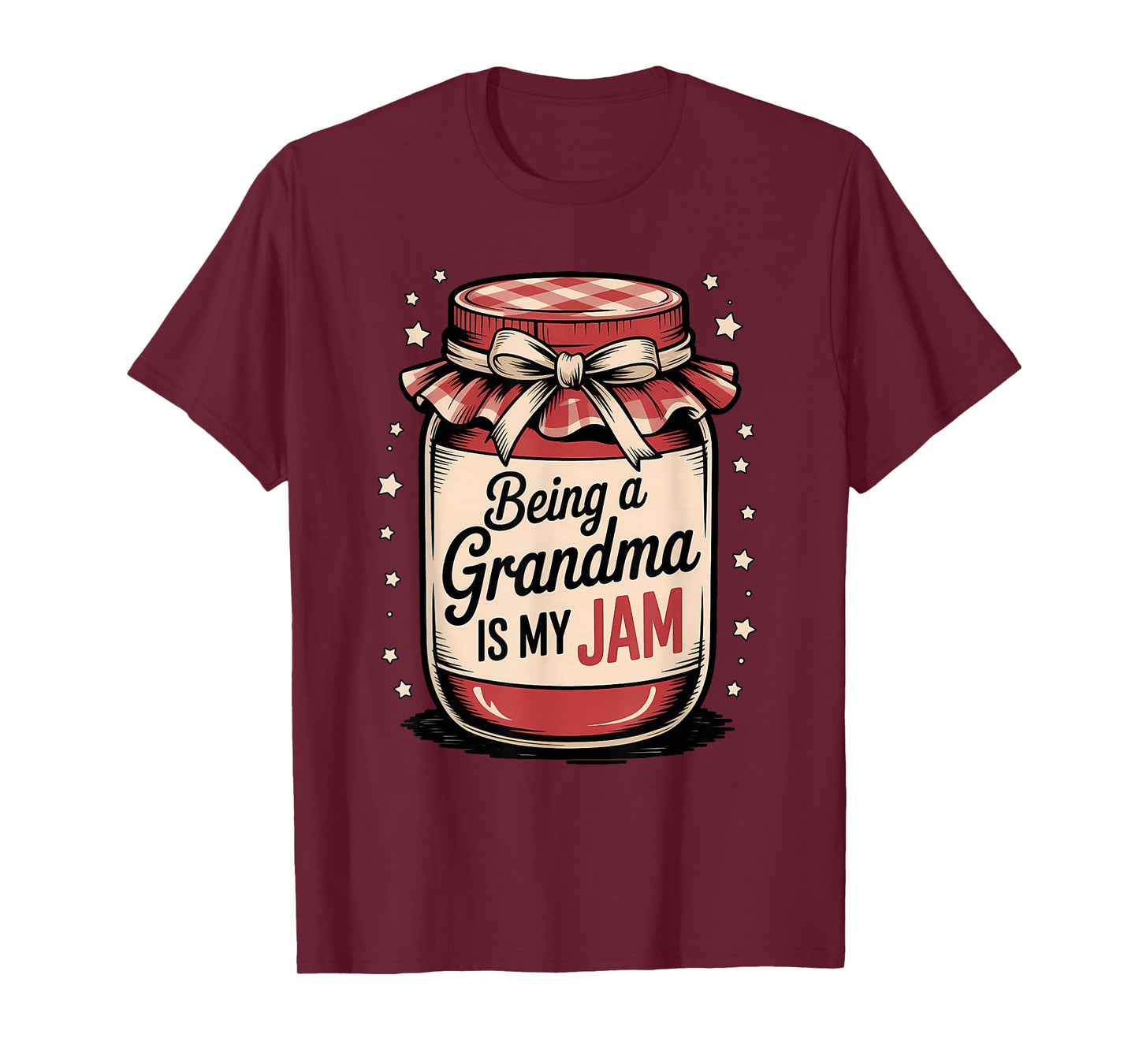 Family Being a Grandma is My Jam Funny Grandparent T-Shirt