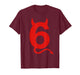 67 Sixty Seven Halloween Costume Devil Funny 6 7 Meme T-Shirt