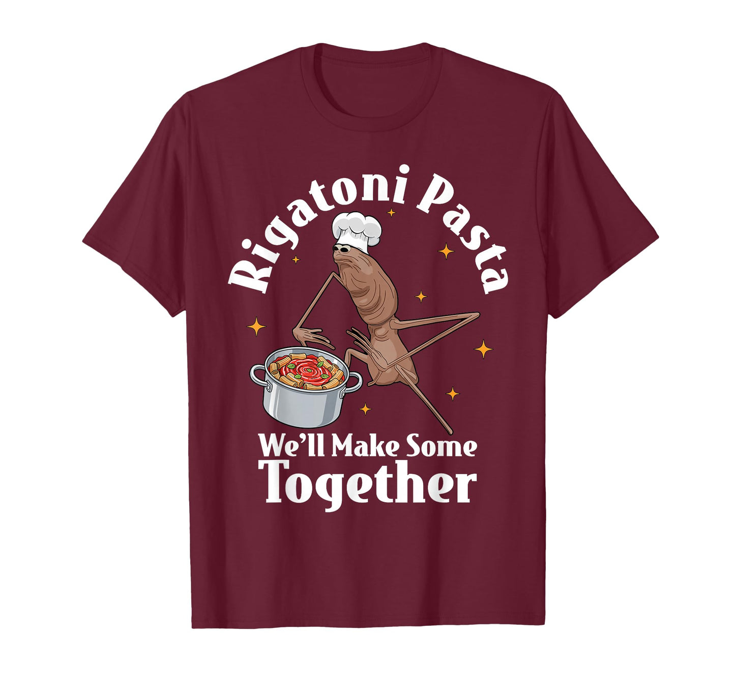 Marcus The Worm Rigatoni Pasta Funny Meme T-Shirt