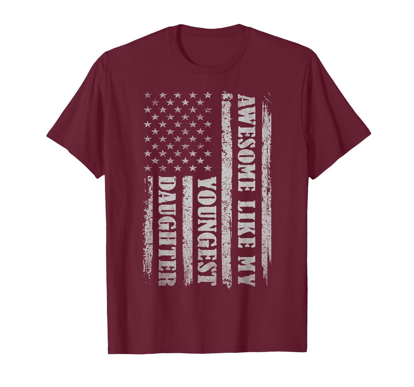 Awesome Like My Youngest Daughter Gifts Men Funny for Dad T-Shirt