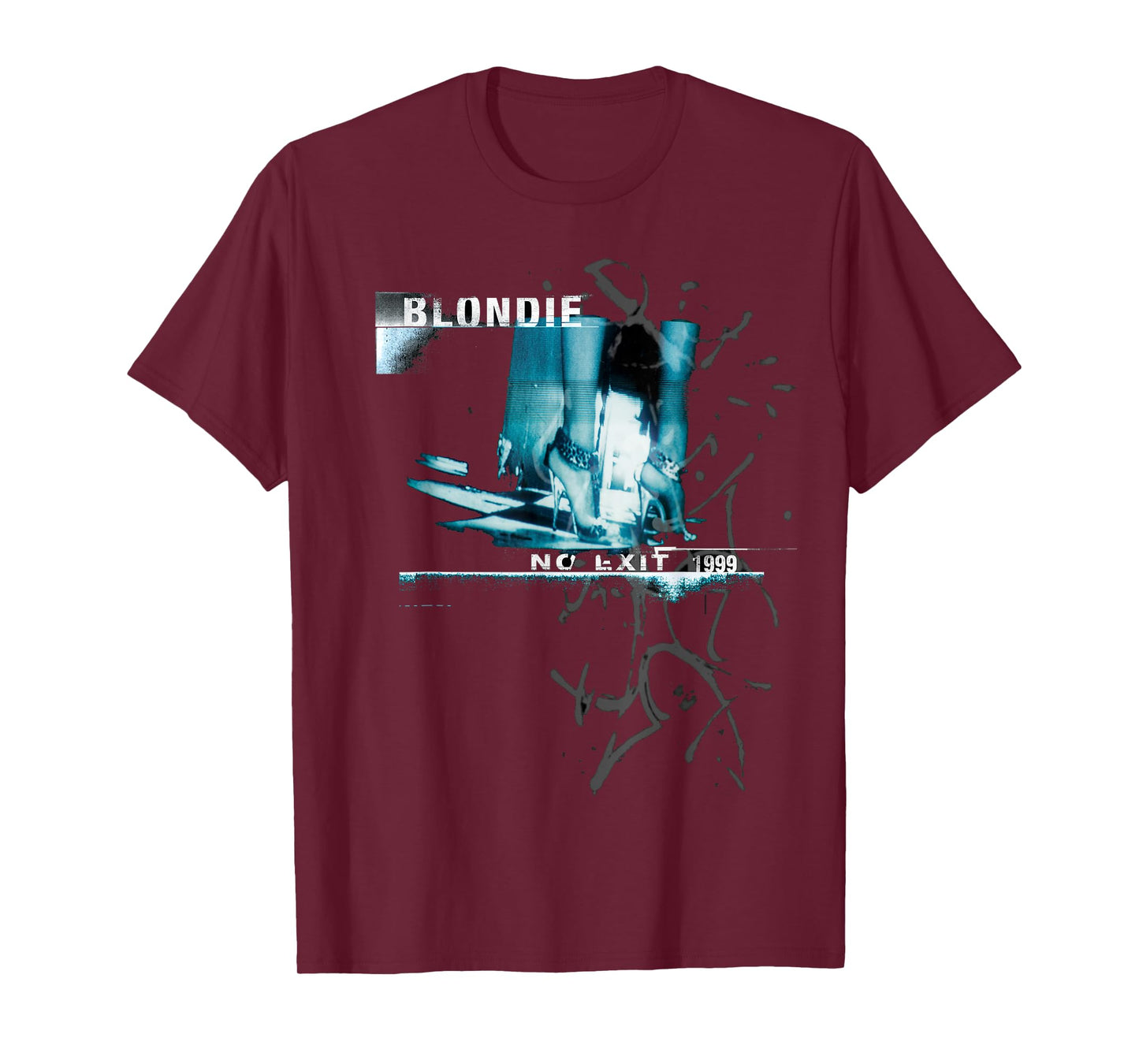 Blondie - No Exit Abstract Collage Art T-Shirt
