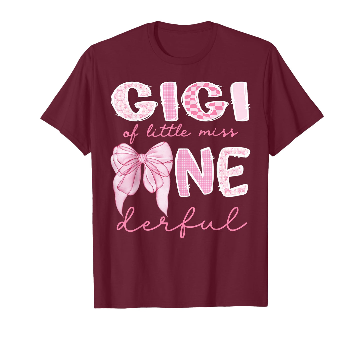 Gigi of Little Miss Onederful First Birthday Girl Bow T-Shirt