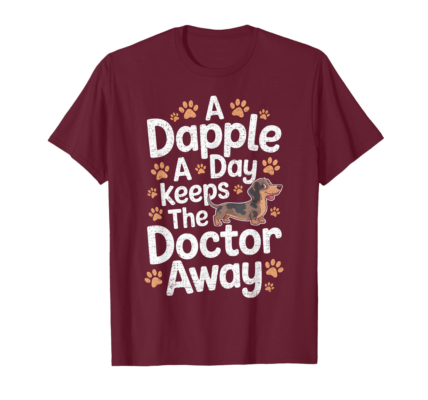 Dapple Dachshund Funny Weiner Dog T-Shirt