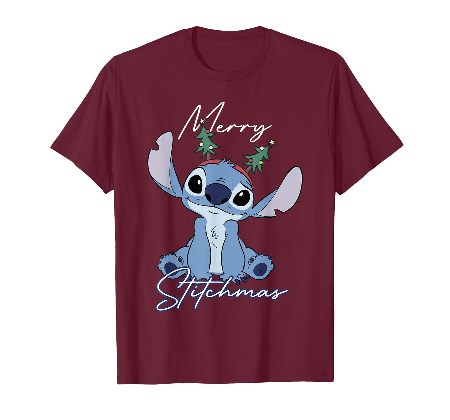 Disney Lilo & Stitch Christmas Cute Pose Merry Stitchmas T-Shirt