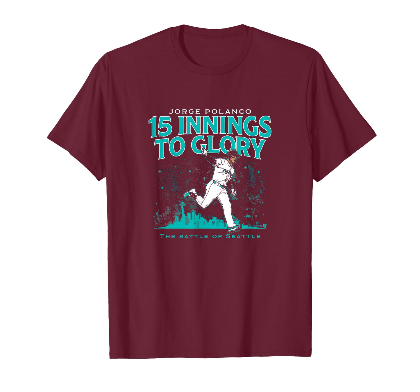 Jorge Polanco - 15 Innings to Glory - Seattle Baseball T-Shirt