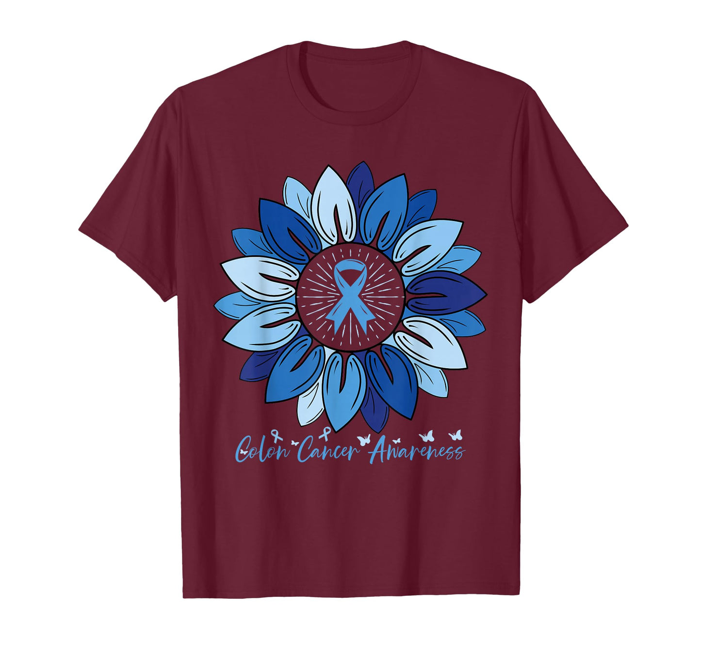 Sunflower Colon Cancer Awareness Month T-Shirt