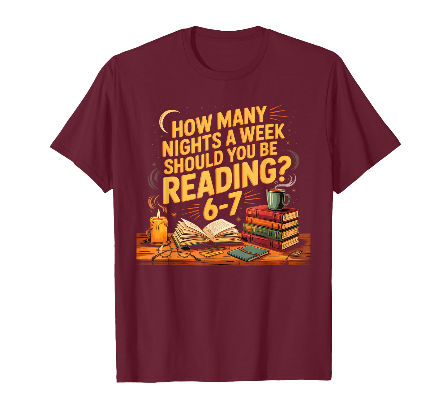 Funny Reading 67 Six Seven Meme English Teacher Book Lover T-Shirt