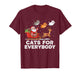 Cats for Everybody Christmas Cats Funny Santa Sleigh Xmas T-Shirt