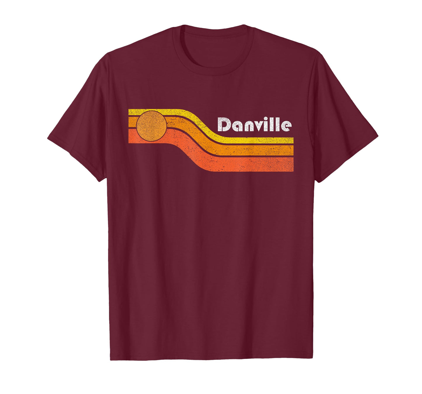 Danville - Vintage Men Women 70s 80s Graphic Cool Retro T-Shirt