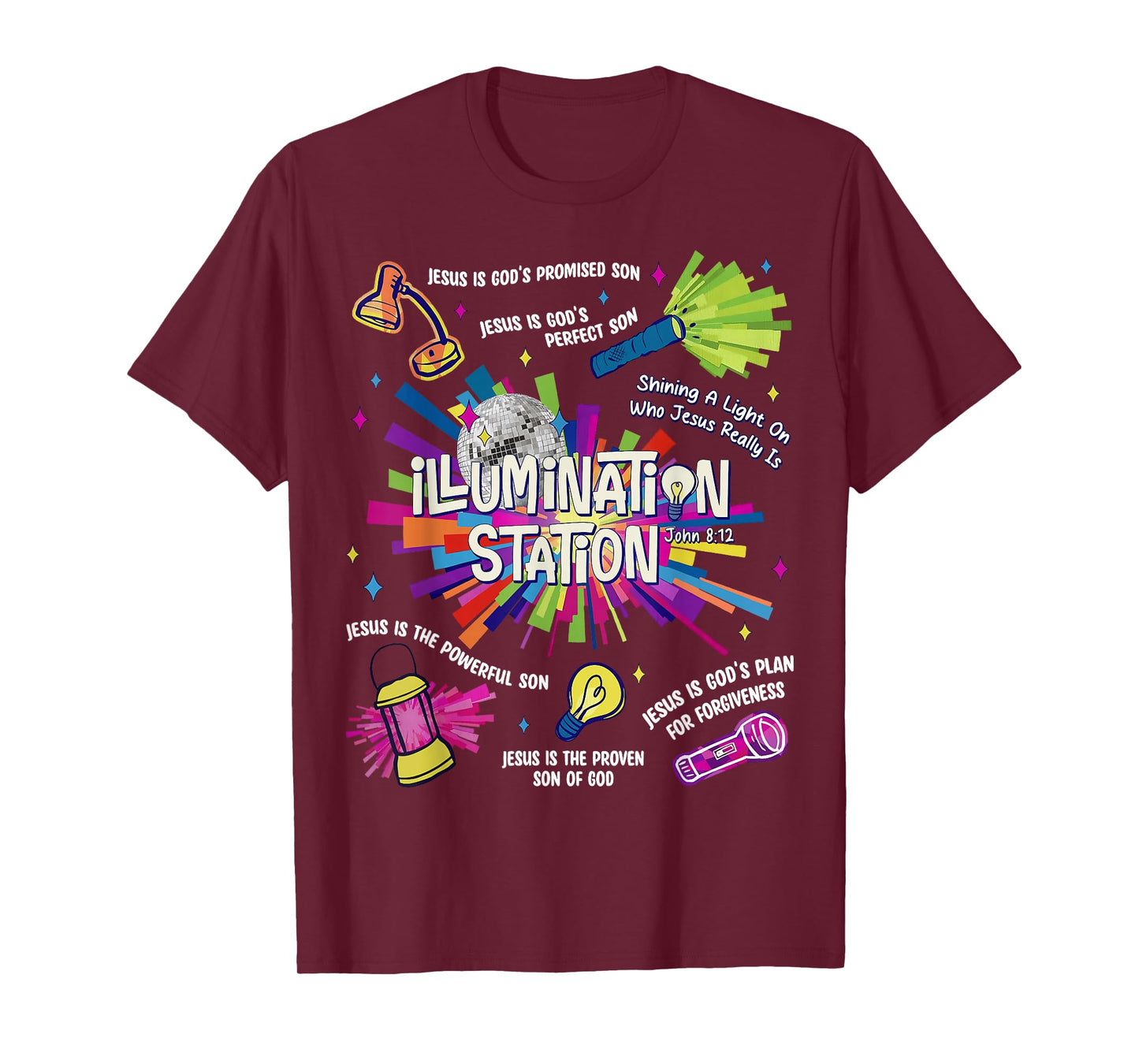 Illumination Station VBS 2026 Bible School Christian Lights T-Shirt