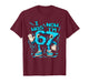 I was 6 Now I'm 7 Six Seven 7 Years Old Birthday Brainrot T-Shirt