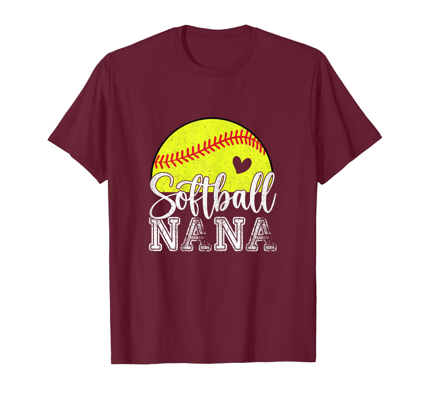 Softball Nana Gifts for Mother's Day Women Softball Lovers T-Shirt