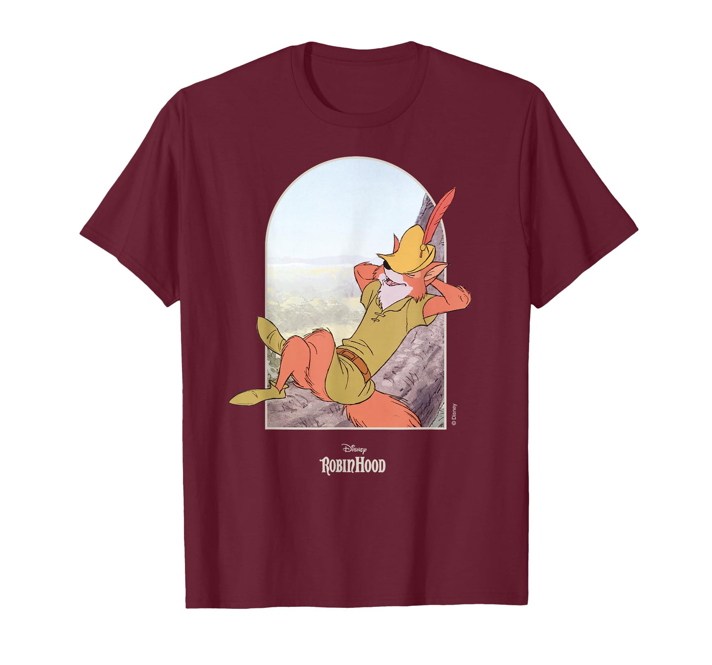 Disney Robin Hood Napping in Sherwood Forest Vintage T-Shirt